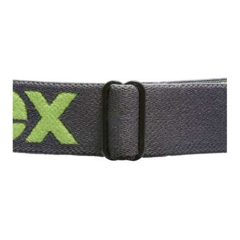 Uvex Vollsichtbrille ultrasonic, UV400 farblos supravision extreme grau/lime