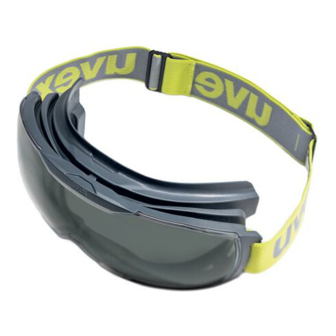 Uvex Vollsichtbrille uvex megasonic, Scheibentönung grau 23%, UV400