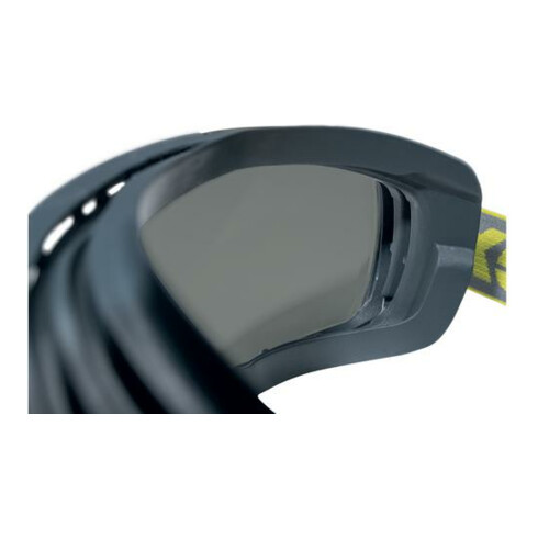 Uvex Vollsichtbrille uvex megasonic, Scheibentönung grau 23%, UV400