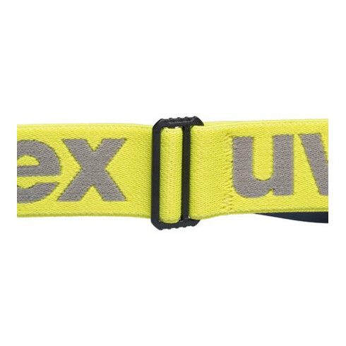 Uvex Vollsichtbrille uvex megasonic, Scheibentönung grau 23%, UV400