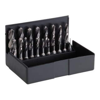 VÖLKEL Jeu de forets hélicoïdaux HSS 1-10mm 19 pièces