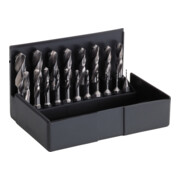 VÖLKEL Jeu de forets hélicoïdaux HSS 1-10mm 19 pièces