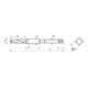 VÖLKEL Jeu d'outils combiné HSS M3-10-1