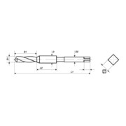 VÖLKEL Jeu d'outils combiné HSS M3-10