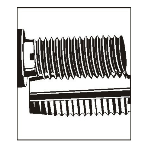 VÖLKEL V-COIL Insert fileté S M2,5x0,45-2,0D