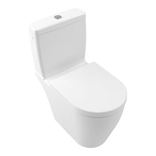 V&B Abattant WC AVENTO blanc brillant C+, charnière Quick-R, fermeture douce