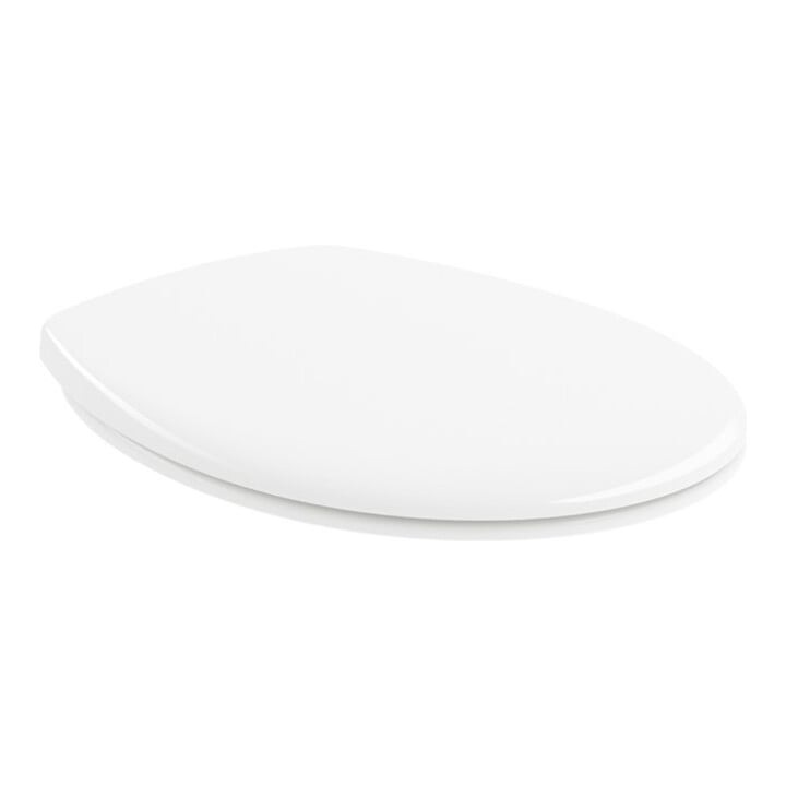 V&B Abattant WC Newo blanc, 36,3x44,5 cm, ovale, charnières à ES