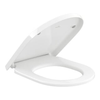 V&B Abattant WC Subway 3.0 charnière à droite, avec QuickRelease + SoftClose, blanc A-bac
