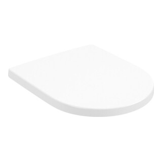 V&B Abattant WC Subway 3.0 Charnière à droite, QuickRelease + SoftClose, blanc brillant C+