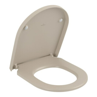 V&B Abattant WC Subway 3.0 Schan a ES, avec Quickr + Softc, amande C+