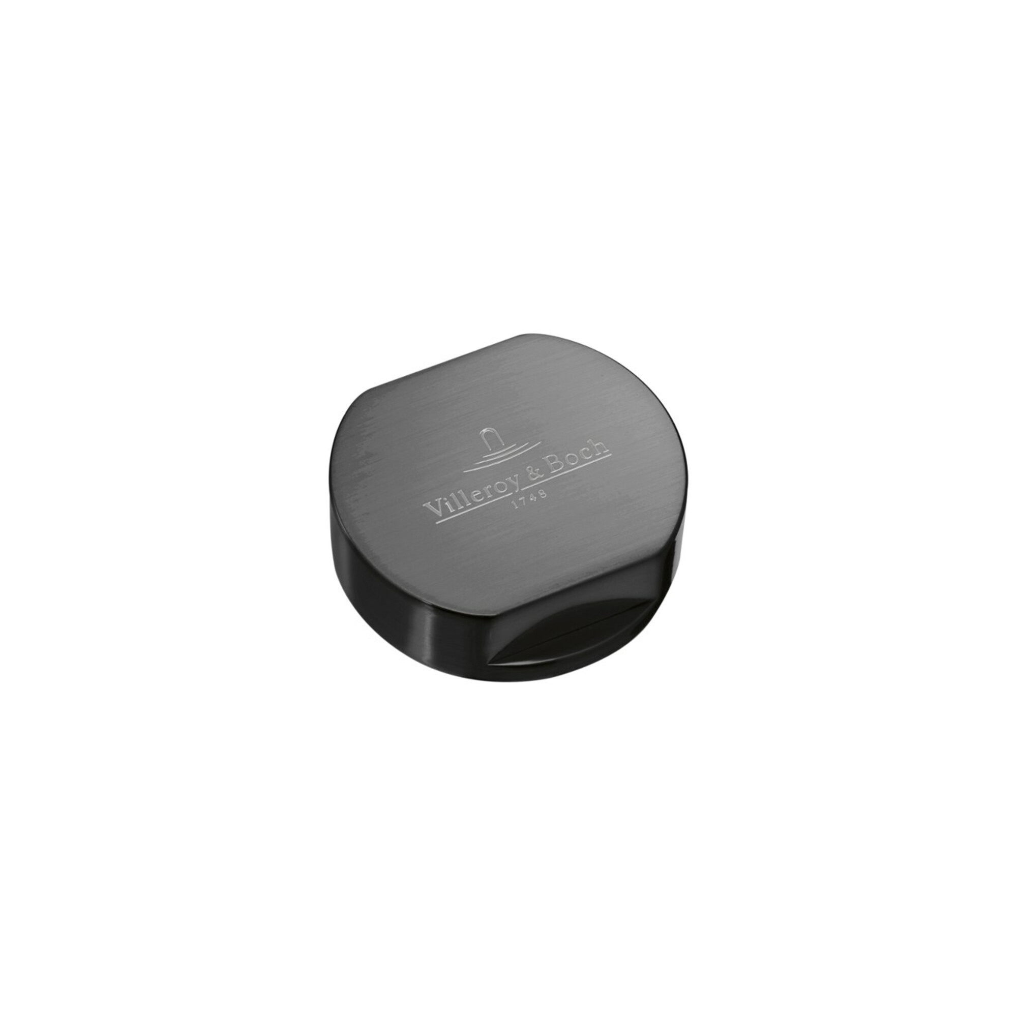 V&B Abdeckkappe rd, f Einzeldrehgriff, ES, anthracite ; Villeroy & Boch