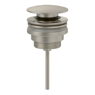 V&B Ablaufgarnitur Push Open universal, brushed nickel matt