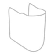 V&B Ablaufhaube O.Novo mit Befestigungsset, pergamon C-plus