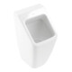 V&B Absaug-Urinal Architectura weiß, vorne gerade, Zu-/Ablauf verdeckt-1