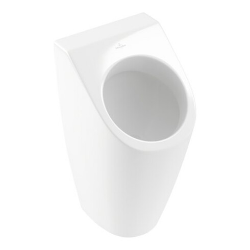 V&B Absaug-Urinal Architectura weiß, vorne rund, Zu-/Ablauf verdeckt