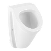 V&B Absaug-Urinal Newo 32x34cm, eck., Zul. v hi., o. Deck, weiß