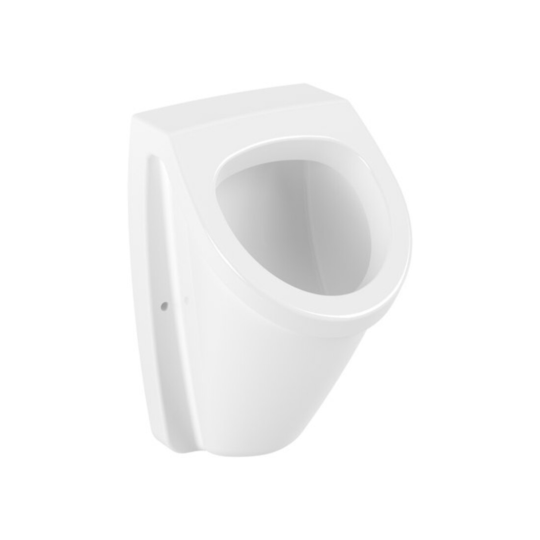 V&B Absaug-Urinal Newo 32x34cm, eck., Zul. v hi., o. Deck, weiß
