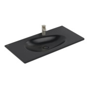 V&B Antao Meuble lavabo 100x50 cm, angle, 1 mitigeur, vidage réduit, bleu pâle C+-3