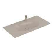 V&B Antao Meuble-lavabo 100x50 cm, chêne, 1 tiroir, ouverture douce, amande C+-3