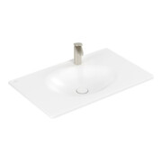 V&B Antao Meuble-lavabo 80x50 cm, angle, 1 mitigeur, sans trop-plein, blanc mat C+