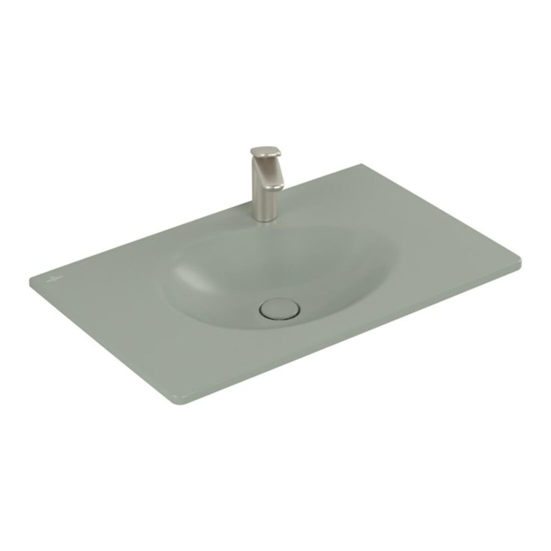 V&B Antao meuble-lavabo 80x50 cm, chêne, 1 tiroir, ouverture à gauche, morning grey C+