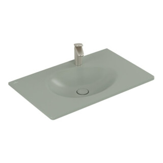 V&B Antao Meuble lavabo 80x50 cm, chêne, 1 tiroir, sans trop-plein, morning gre. C+