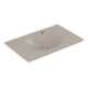 V&B Antao Meuble lavabo 80x50cm, angle, 1 trou, sans trop-plein, amande C+-1