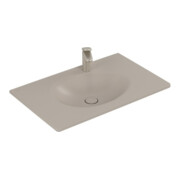 V&B Antao Meuble lavabo 80x50cm, angle, 1 trou, sans trop-plein, amande C+-4