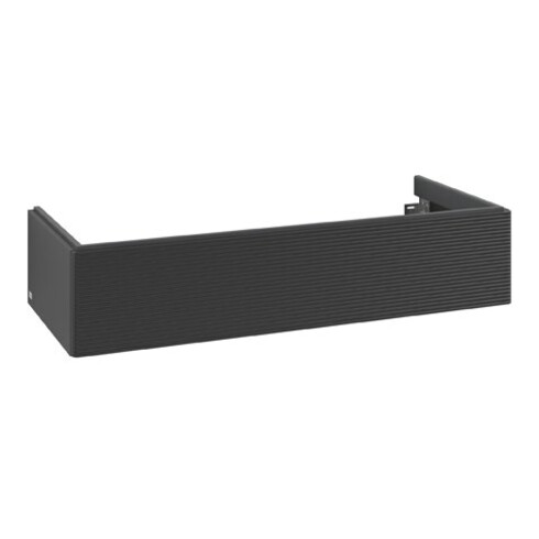 V&B Antao Meuble sous lavabo 118,8x25,6x49,3cm, avec façade, bleu mat laqué