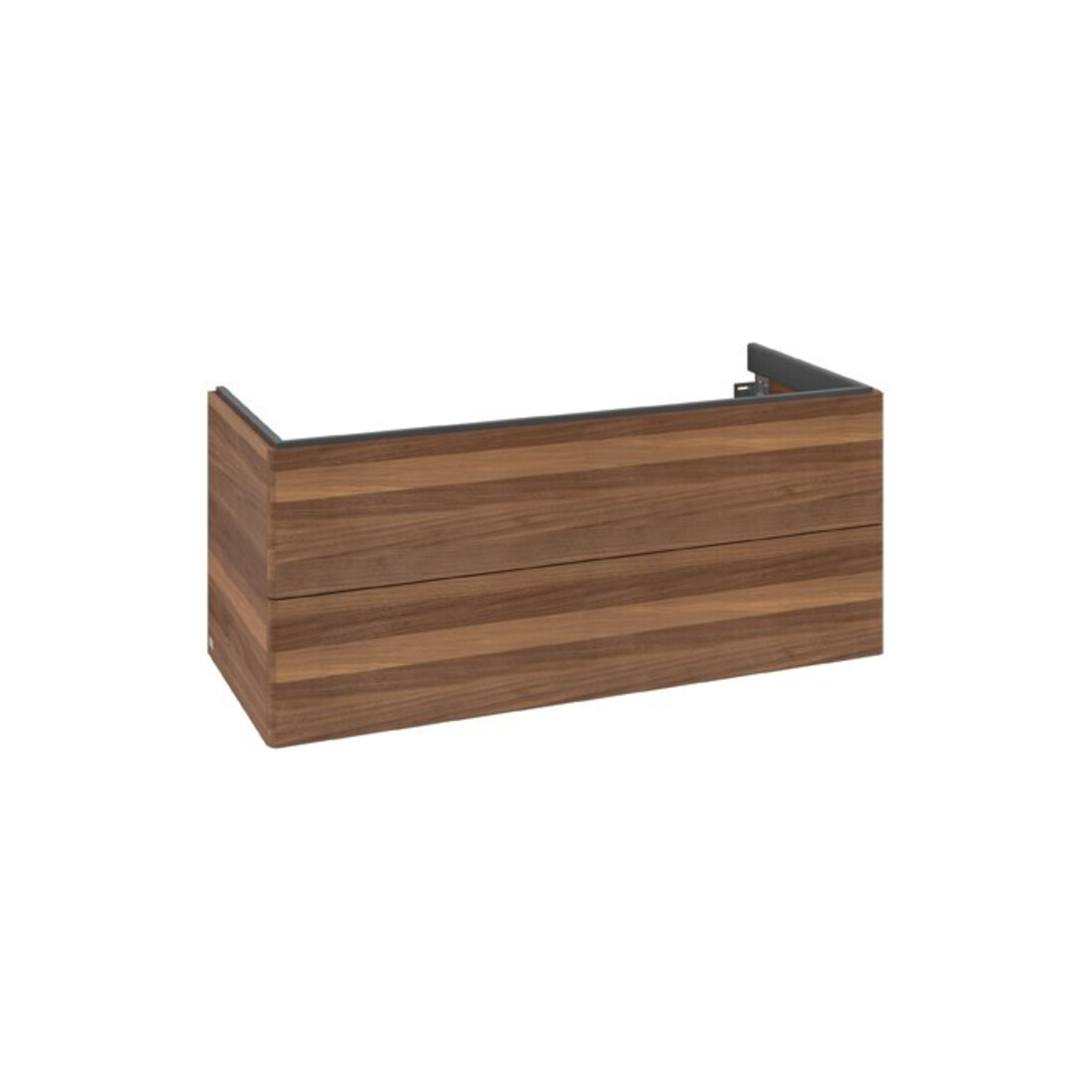 V&B Antao Meuble sous lavabo 118,8x50,4x49,3 cm, sans façade, noyer chaud