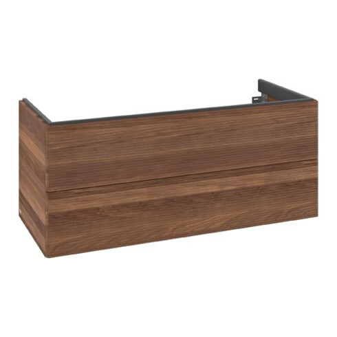 V&B Antao Meuble sous lavabo 118,8x50,4x49,3cm, avec façade, noyer chaud