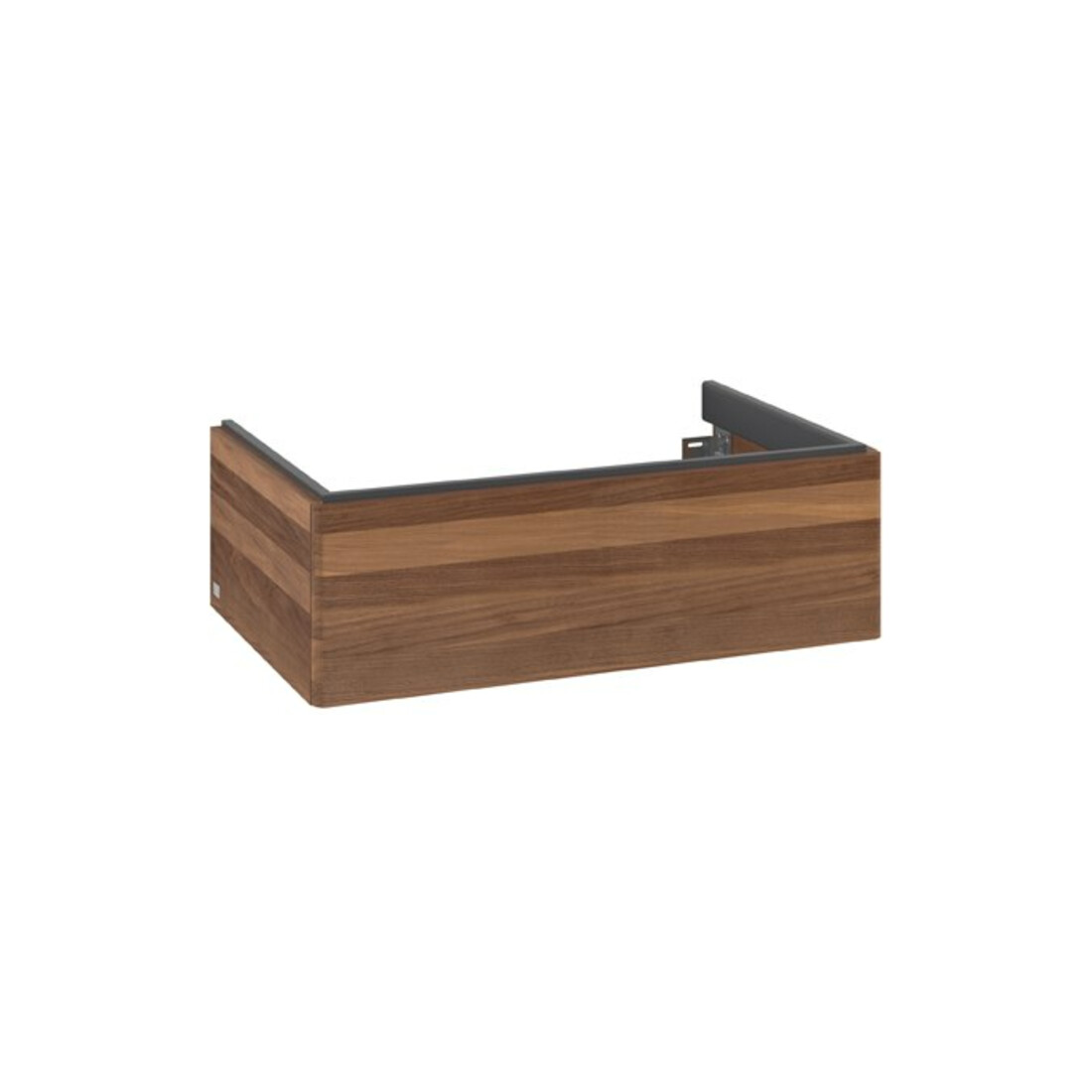 V&B Antao Meuble sous lavabo 78,8x25,6x49,6 cm, sans façade, noyer chaud