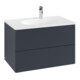 V&B Antao Meuble sous lavabo 78,8x50,4x49,6cm, avec façade, bleu mat avec laque-4