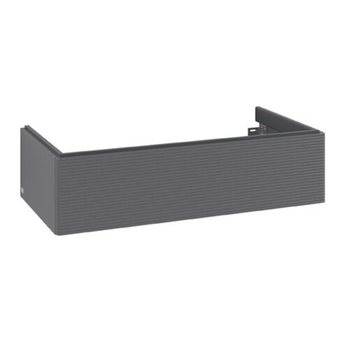 V&B Antao Meuble sous lavabo 98,8x25,6x49,3cm, anthracite mat, laqué