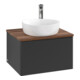 V&B Antao Meuble sous lavabo avec éclairage, structure de façade, 60x36x50cm, HL, WBP w. wal, bla m Lac-3