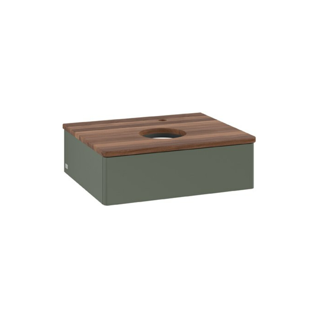 V&B Antao Meuble sous-lavabo sans structure de façade 60x19x50cm, HL, WBP w wa, lea gre. m Lac