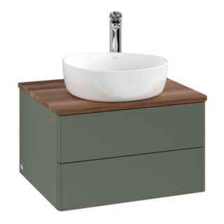 V&B Antao Meuble sous lavabo sans structure de façade 60x36x50cm, HL, WBP w wa, lea gre. m Lac
