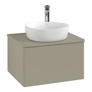 V&B Antao Meuble sous lavabo sans structure de façade - Éclairage 60x36x50cm, HL, WBP Lac, md bl. m Lac