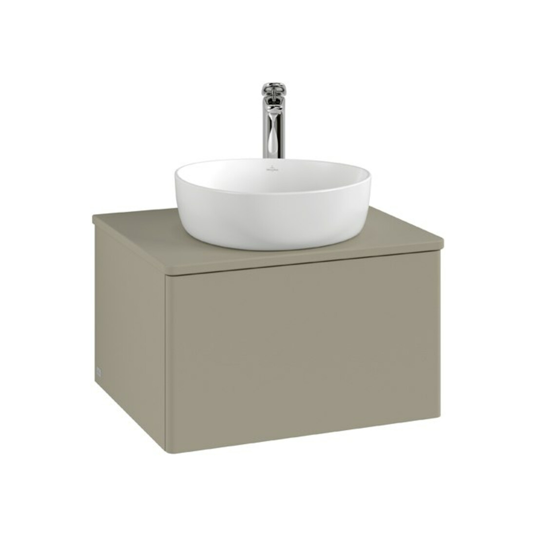 V&B Antao Meuble sous lavabo sans structure de façade - Éclairage 60x36x50cm, HL, WBP Lac, si Gr m Lac