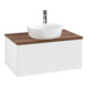 V&B Antao Meuble sous lavabo sans structure de façade - Éclairage 80x36x50cm, HL, WBP blanc mat, blanc avec laque-3