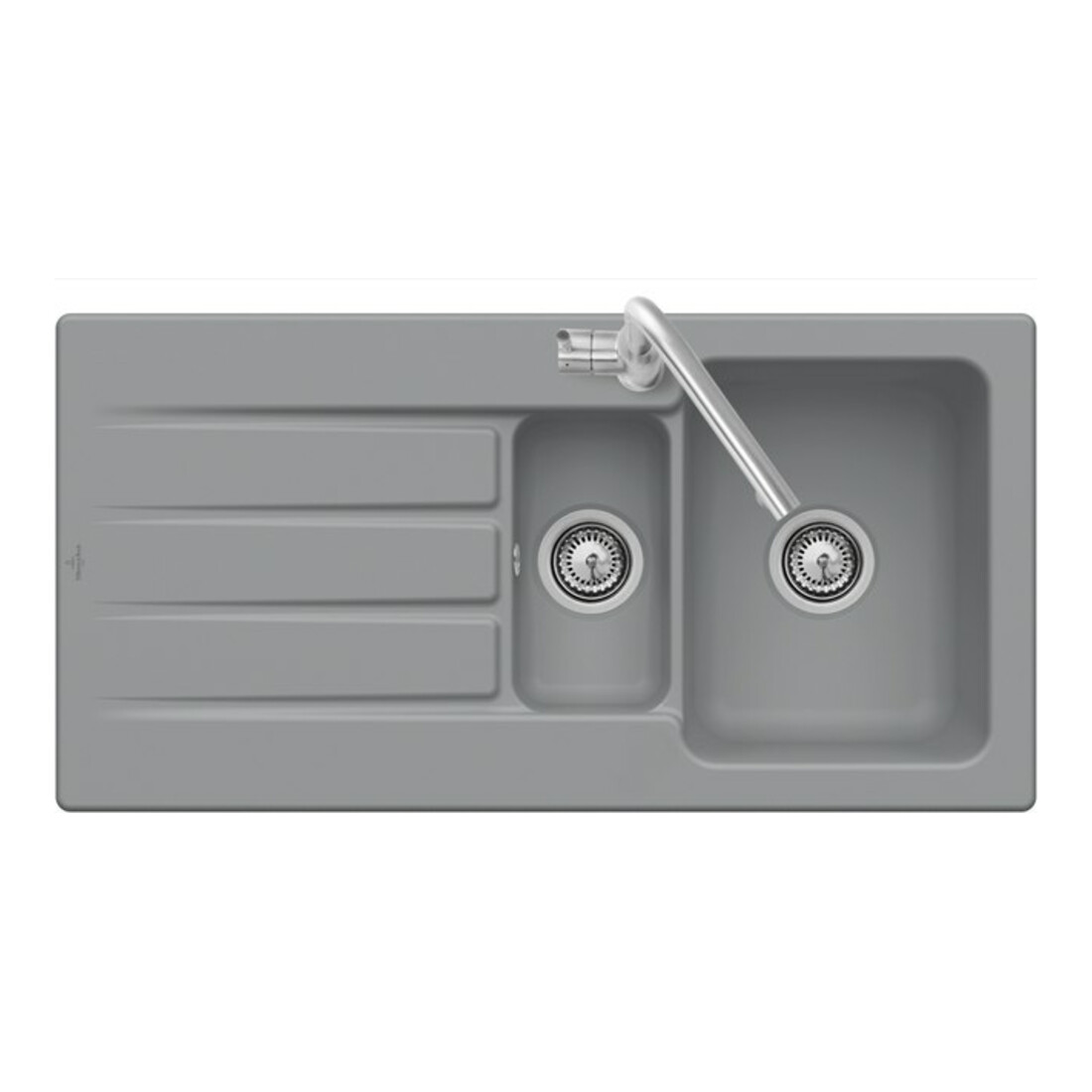 V&B Architectura 60 XR évier, blanc pierre CeramicPlus