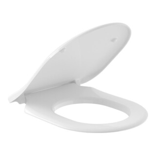 V&B Architectura Abattant WC, charnières en acier inoxydable, blanc