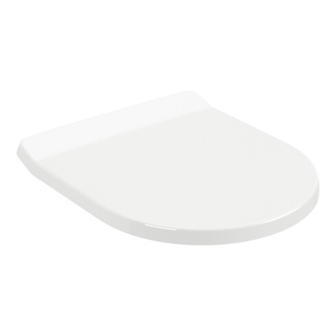 V&B Architectura Abattant WC, charnières inox, blanc