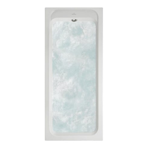 V&B Architectura Baignoire 1700x750x505mm rectangulaire c. syst HE TP1 MT Blanc Alpin