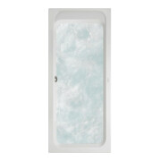 V&B Architectura Baignoire 1800x800x525mm rectangulaire avec système HC TP2 Blanc Alpin