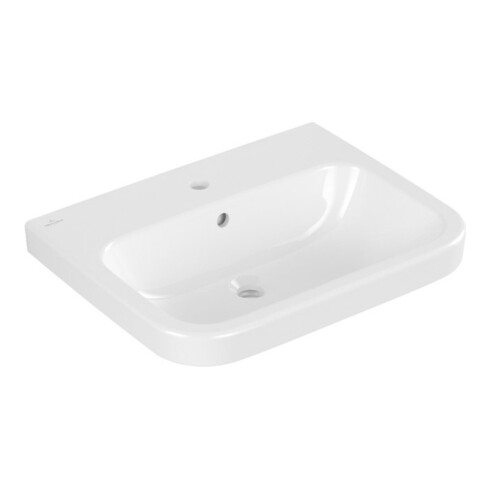 V&B Architectura Lavabo 60x47 cm, 1 trou robinet, avec trop-plein, blanc C-plus