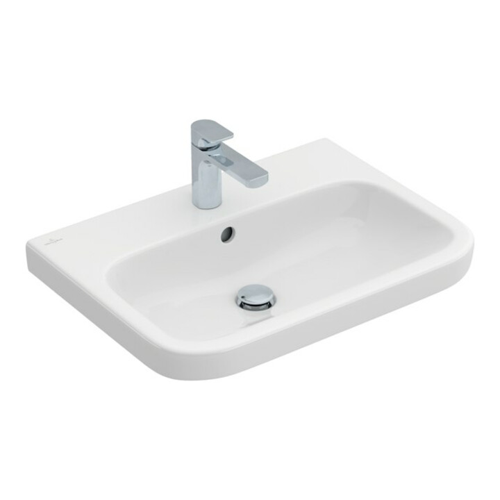 V&B Architectura Lavabo 65x47 cm, 1 trou de robinet, avec trop-plein, blanc