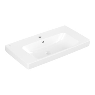 V&B Architectura Lavabo 80x44,5 cm, 1 trou robinet, avec trop-plein, blanc