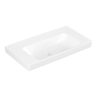 V&B Architectura Lavabo 80x44,5 cm, sans trop-plein, blanc