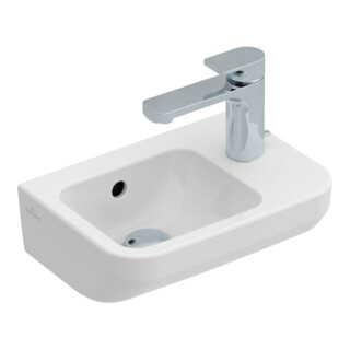 V&B Architectura Lavabo à Main 36x26cm, 1 Trou Robinet, avec Trop-plein, blanc C-plus